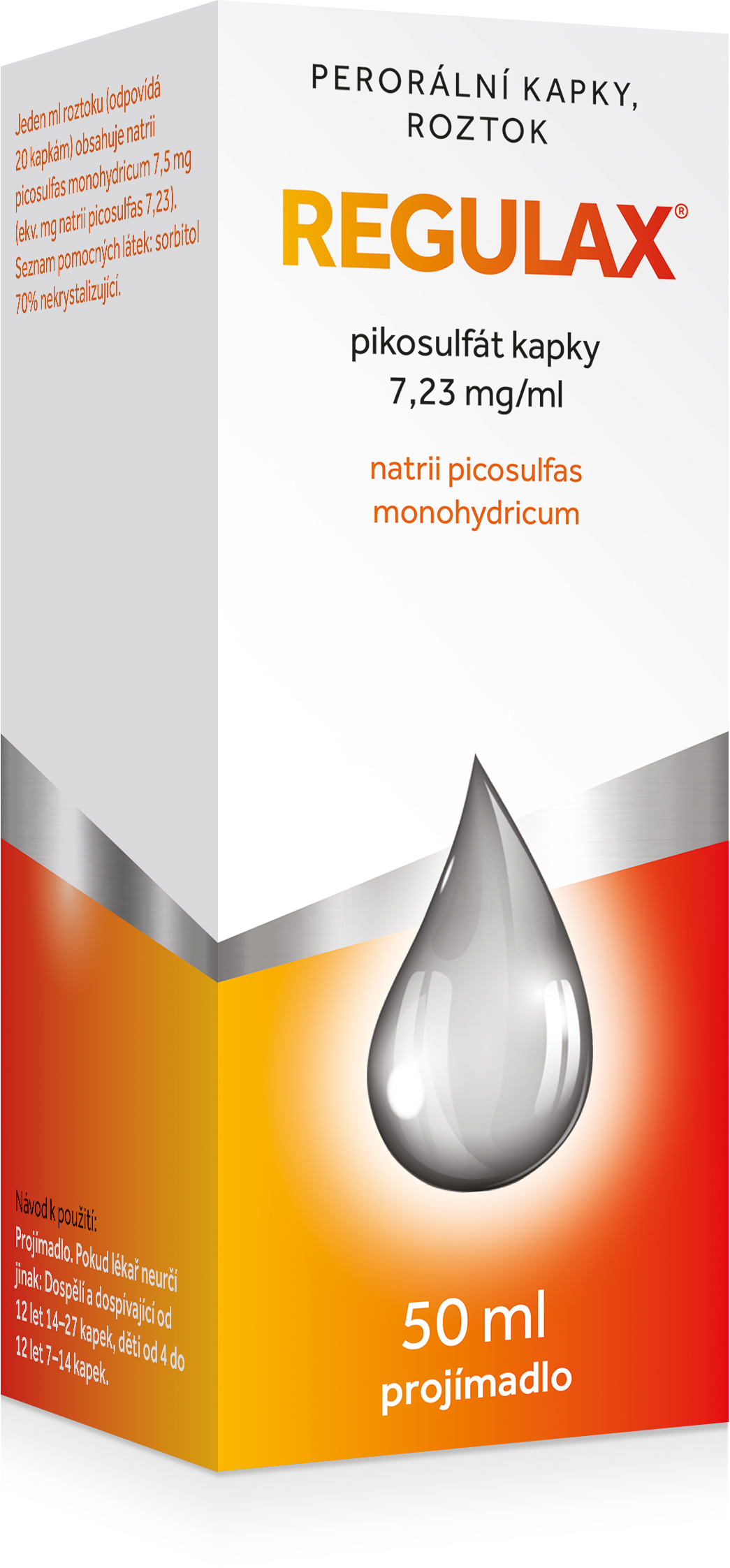 Regulax Pikosulfát kapky 7.23mg/ml 50ml