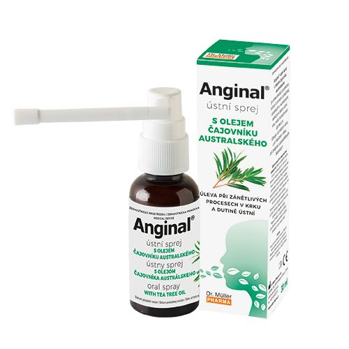 Anginal ústní sprej s TTO 30ml ZP Dr.Müller