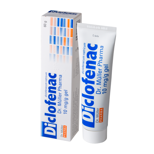 Diclofenac Dr.Müller Pharma 10mg/g gel 60g