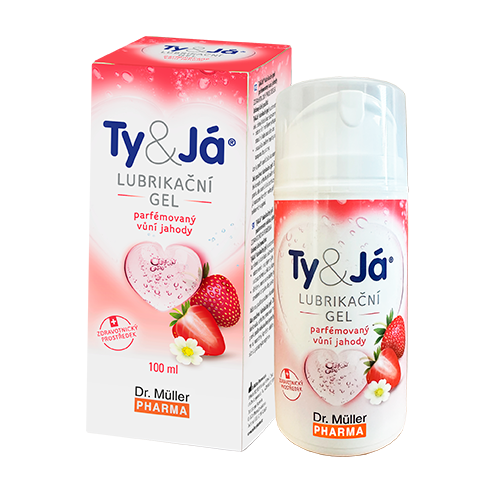 Lubrikační gel Ty&Já parfemovaný s vůní jahody 100ml Dr.Müller