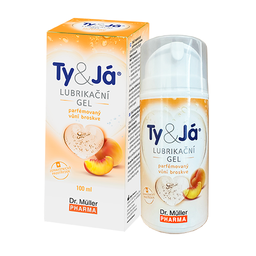 Lubrikační gel Ty&Já parfemovaný s vůní broskve 100ml Dr.Müller