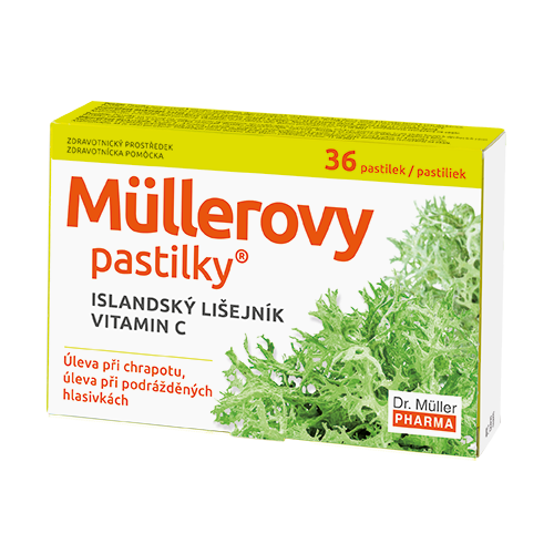 Müllerovy pastilky s islandským lišejníkem 36ks ZP