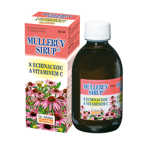 Müllerův sirup s echinaceou a vitaminem C 245ml