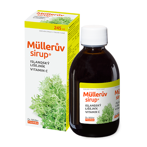 Müllerův sirup s islandským lišejníkem a vit.C 245ml