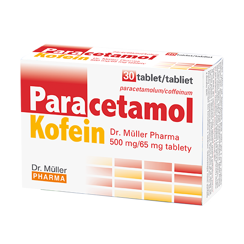 Paracetamol/Kofein Dr.Müller 500mg/65mg tbl.30