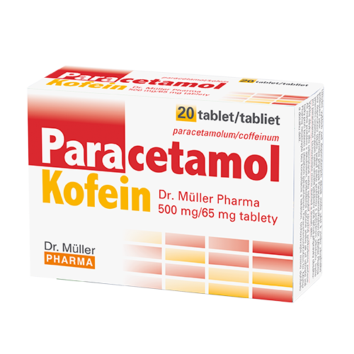 Paracetamol/Kofein Dr.Müller 500mg/65mg tbl.20