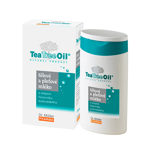 Tea Tree Oil tělové a pleťové mléko 200ml Dr.Müller