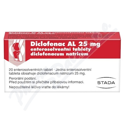 Levně Diclofenac AL 25mg tbl.ent.20