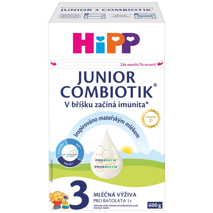 HiPP 3 Junior Combiotik mléčná výživa 600g