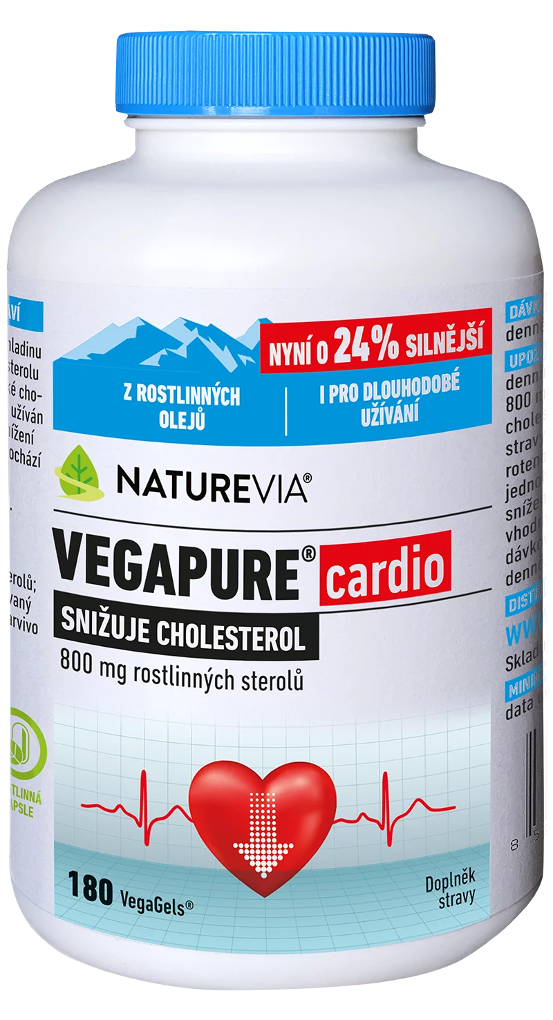 NatureVia Vegapure cardio 800mg cps.180