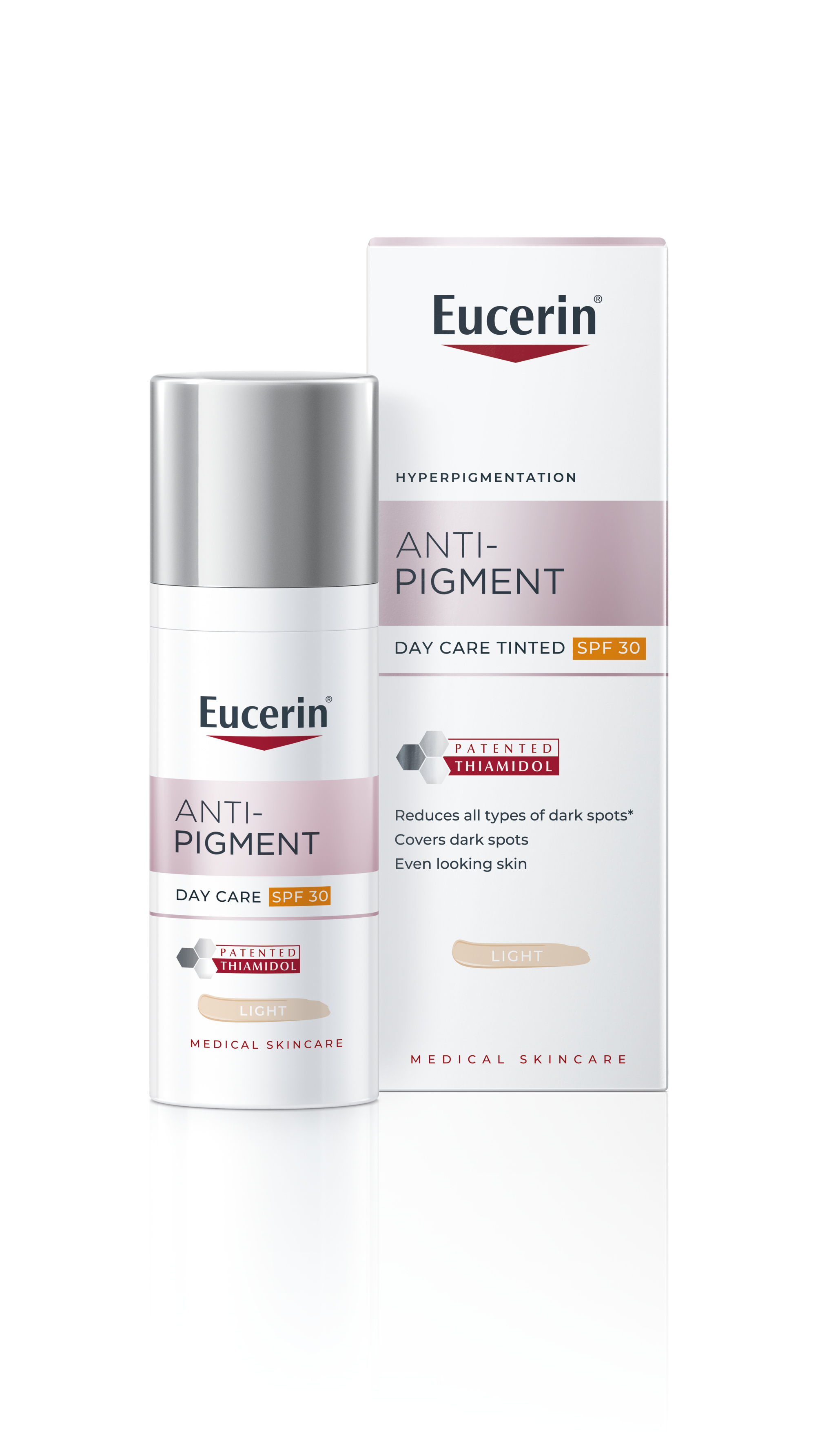 Beiersdorf Eucerin AntiPigment den.krém light SPF30 50 ml koupíte na MojeLékárna.cz