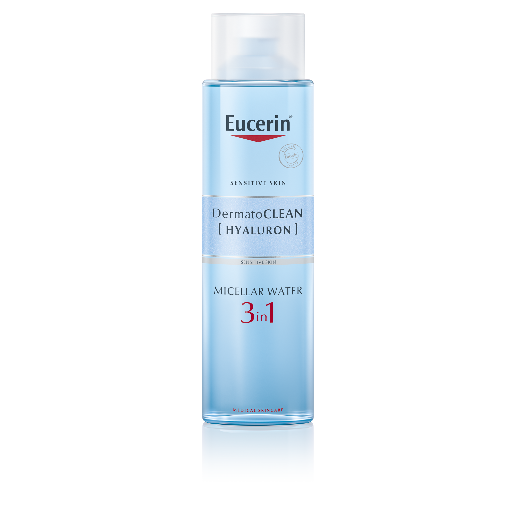 EUCERIN DermatoCLEAN micelární voda 3v1 400ml 2020 koupíte na MojeLékárna.cz