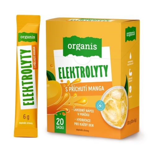 Organis Elektrolyty mango 20x6g