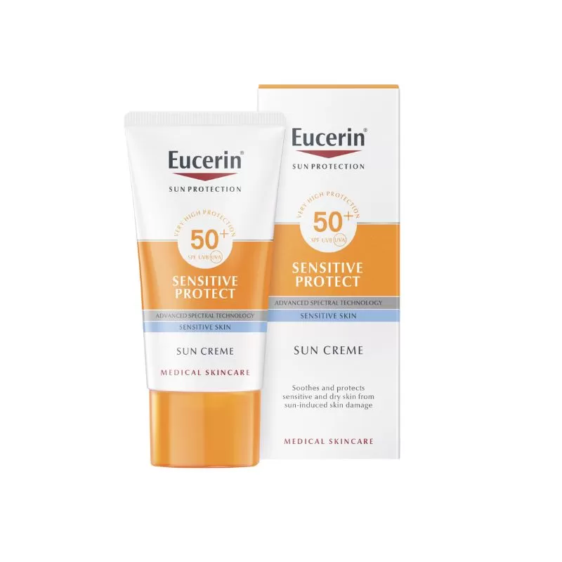 EUCERIN SUN opalovací krém na obličej SPF50+50ml
