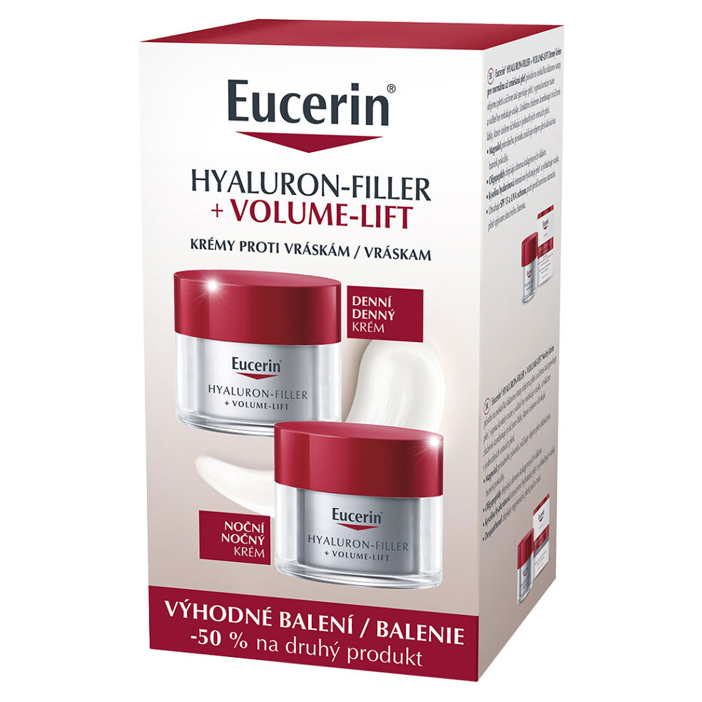 Eucerin HYALURON-FILLLER+VOLUME LIFT den a noc krém 2x50ml