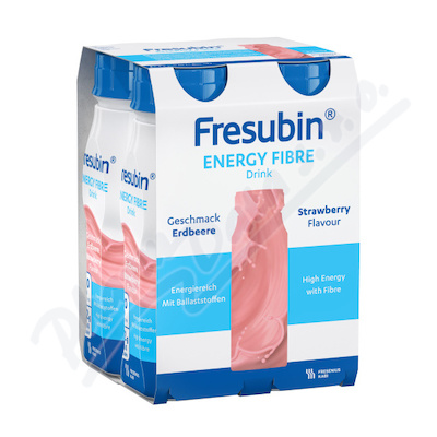 Levně Fresubin Energy fibre jahoda por.sol. 4x200ml