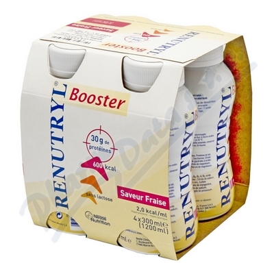 Levně Renutryl Booster Jahodová příchuť por.sol.4x300ml