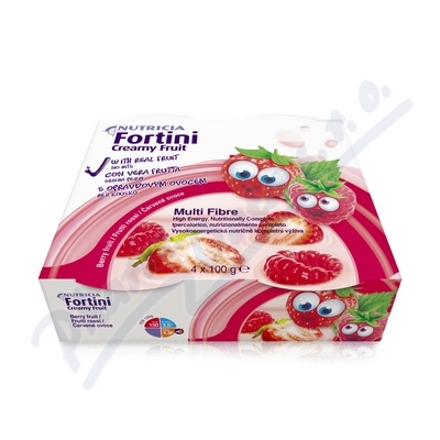 Levně Fortini Creamy Fruit MF červené ovoce 4x100g