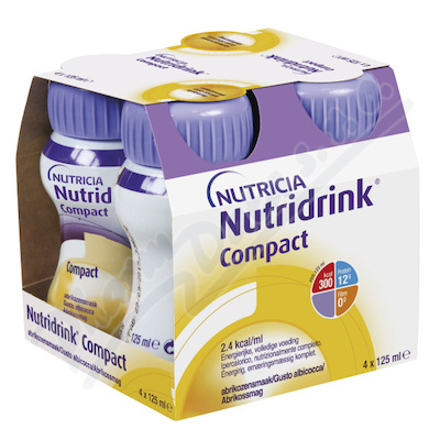 Levně Nutridrink Compact s přích.meruňk.por.sol.4x125ml