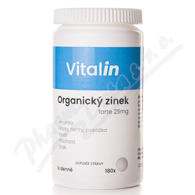 Levně Vitalin Organický zinek forte tbl.180