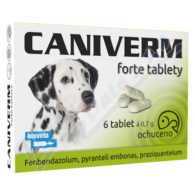 Levně Caniverm forte tbl.6x0.7g a.u.v.