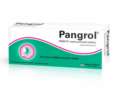 Levně Pangrol 20000IU tbl.ent.50 II