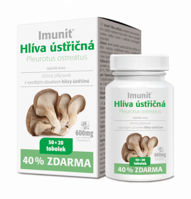 Levně Hlíva ústřičná Imunit 50 + 20 tob. Zdarma