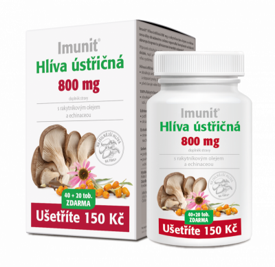 Levně Hlíva ústř.800mg s rakyt. a echi. Imunit 40+20tob