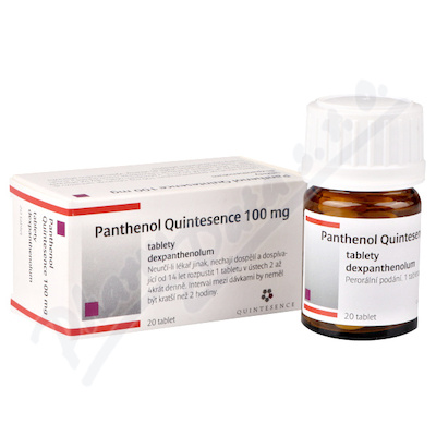 Levně Panthenol Quintesence 100mg tbl.nob.20
