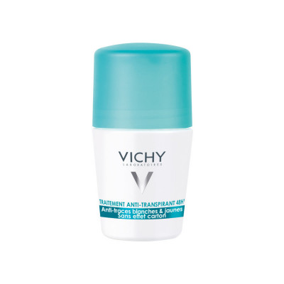 Levně Vichy Antiperspirant 48h, nezanechává stopy na oblečení roll-on 50ml