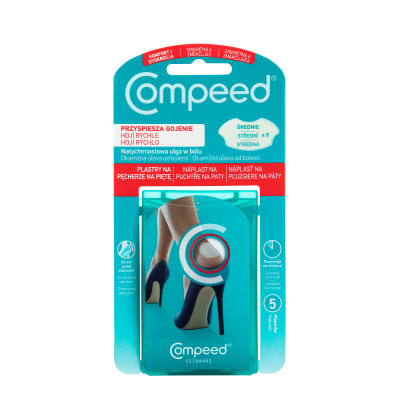 Levně COMPEED Náplast na puchýře na paty 5ks