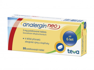 Levně Analergin neo, 5 mg, 20 potahovaných tablet