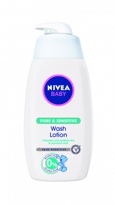 Levně NIVEA Baby Pure&Sens mycí gel 500ml