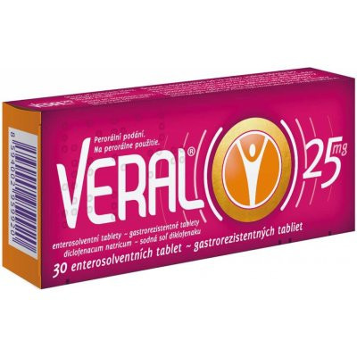 Levně Veral 25mg tbl.ent.30