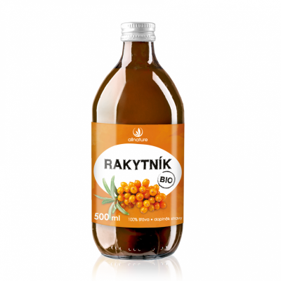 Levně Allnature Rakytníková šťáva 100% BIO 500ml