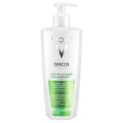 Levně VICHY DERCOS Šampon lupy mastné vlasy 390ml