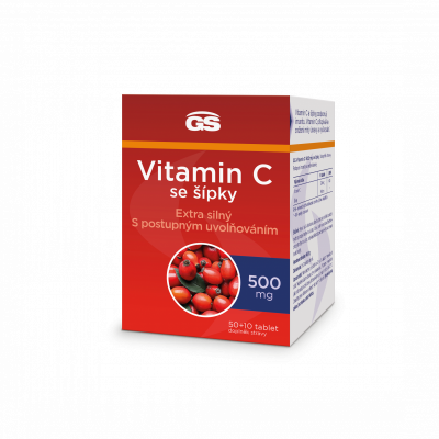 Levně GS Vitamin C500 se šípky tbl.50+10 2016