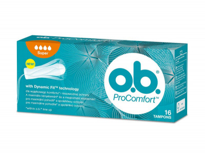 Levně o.b. tampony ProComfort Super 16ks