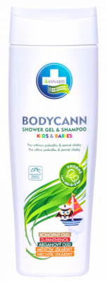 Levně Annabis Bodycann přírodní Kids&babies 2v1 250ml