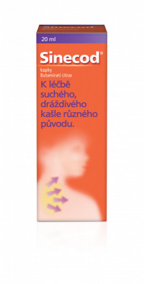 Levně Sinecod 5mg/ml, kapky pro děti proti suchému kašli 20ml