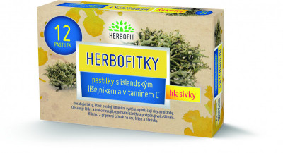 Levně Herbofitky s islandským lišejníkem a vit.C 12ks