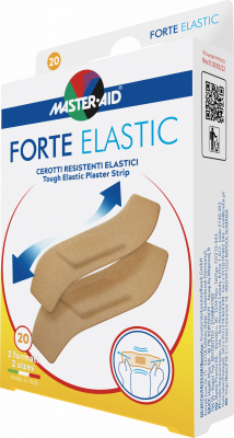 Levně FORTE Elastic Náplasti elastické voděod.20ks 2vel.