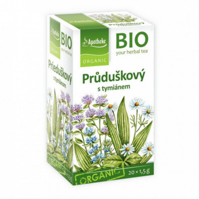 Levně Apotheke BIO Průduškový čaj 20x1.5g