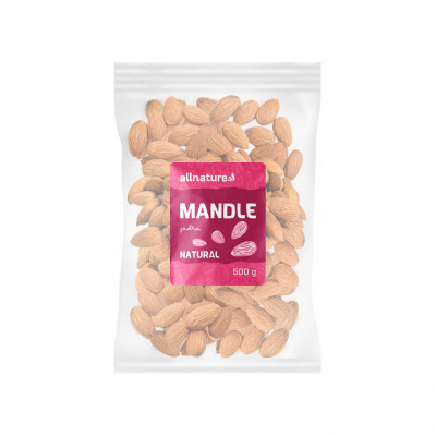 Levně Allnature Mandle jádra natural 500g