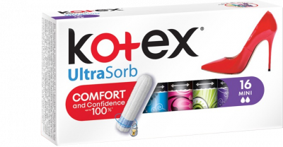 Levně KOTEX Ultrasorb tampony Mini 16ks