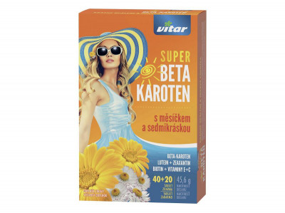 Levně Vitar Super Beta-karot.+měsíček+7kráska tbl.40+20