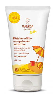 Levně WELEDA Dětské mléko na opalování SPF30 sens.150ml