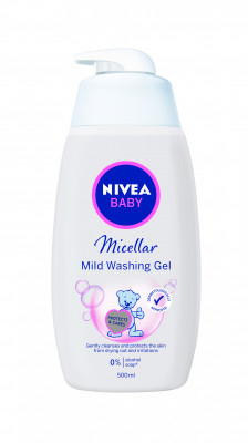 Levně NIVEA Baby micelární mycí gel 500ml