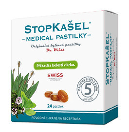 Levně STOPKAŠEL Medical pastilky Dr. Weiss 24 pastilek