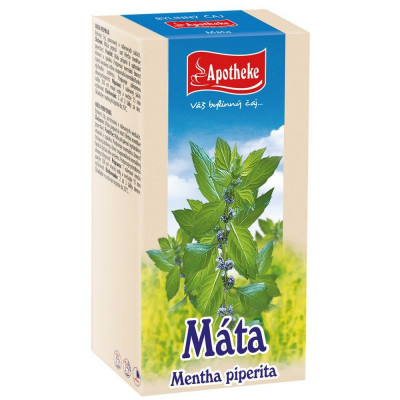 Levně Apotheke Máta peprná čaj 20x1.5g